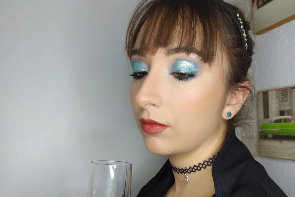 Maquillaje social de noche