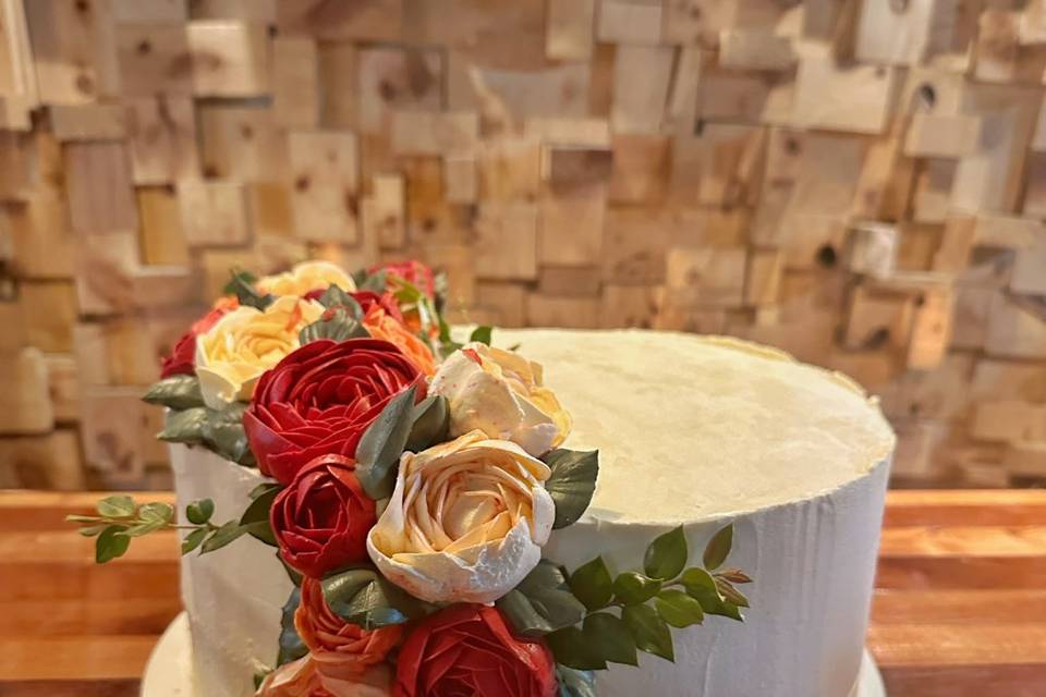 Tarta Rosas 30 personas