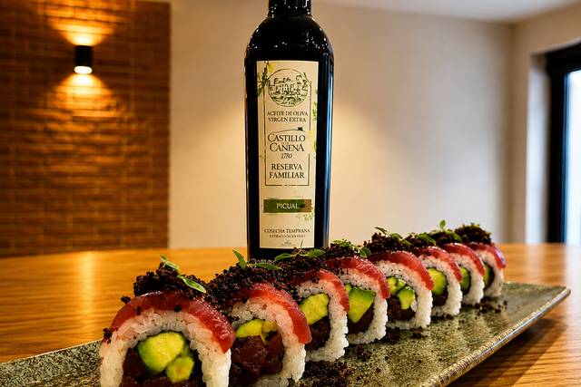 Maki de atún picante