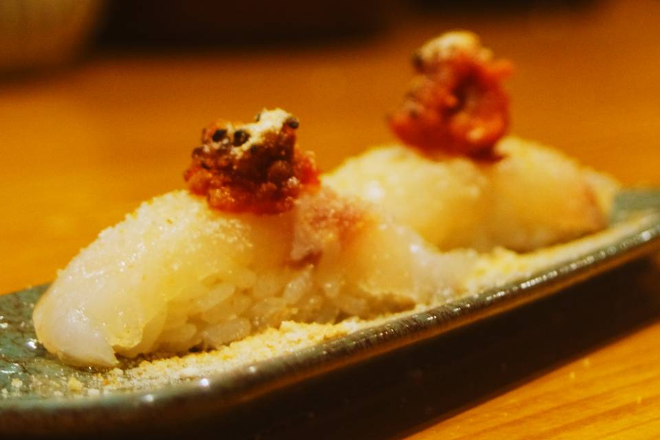 Nigiri de sobrasada Menorquina