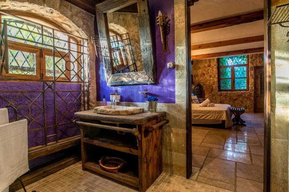 Suite Nupcial, zona interior