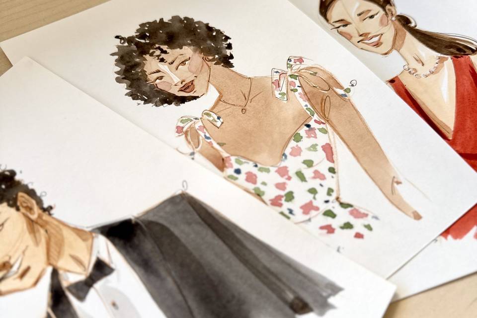 Sketches para sus invitados