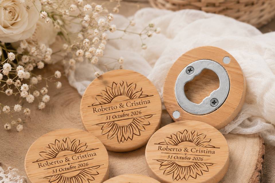 Abre chapas personalizado