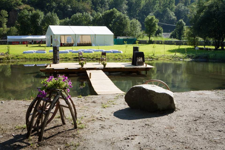 Carpa para banquete