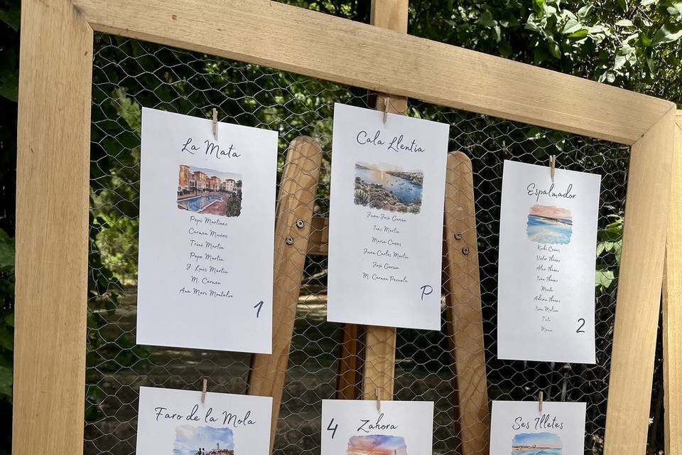 Seating plan detalle