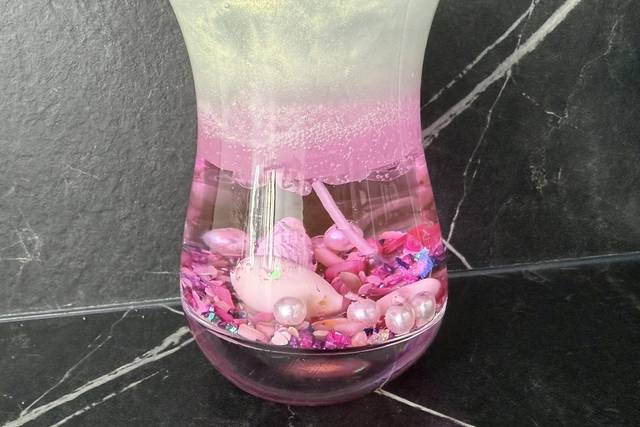 velas al agua