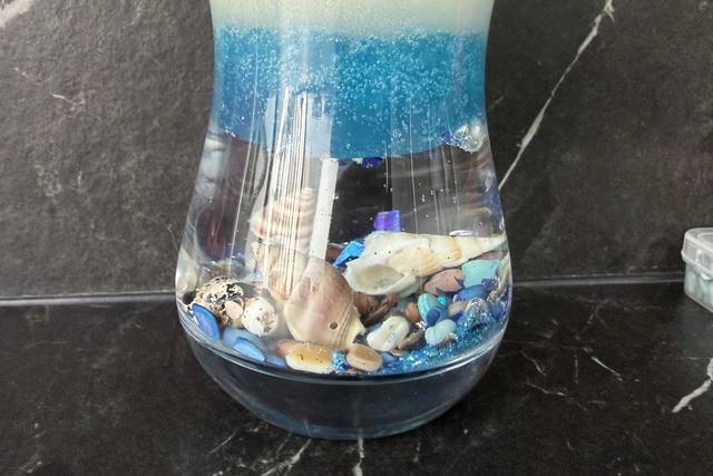 velas al agua
