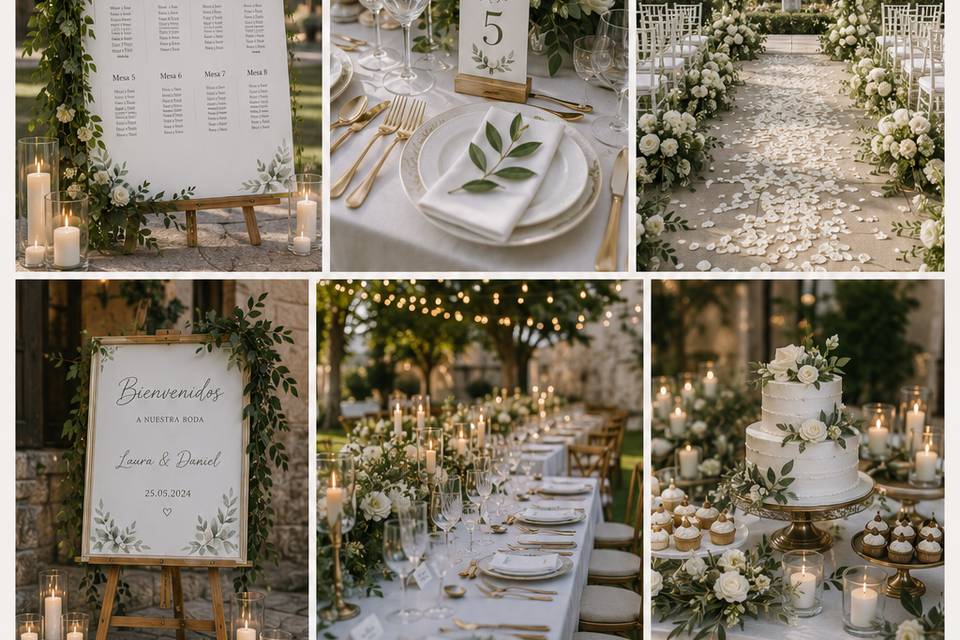Inspiración #1 blanco y verde