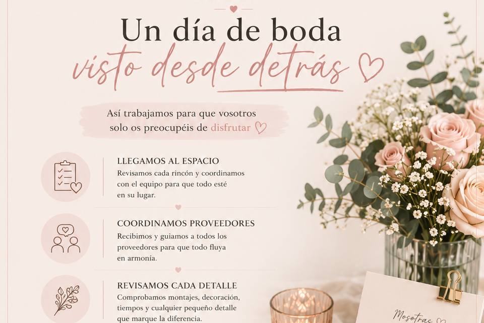 Visto desde atrás