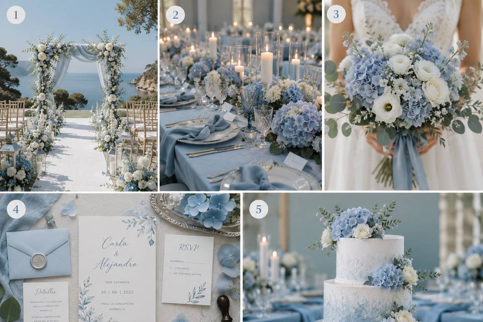 Inspiración boda | azul