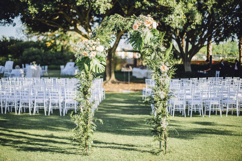 Entrada de los novios