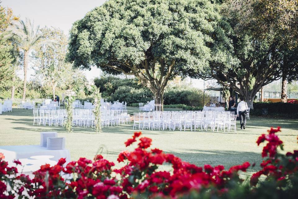 Ceremonia al aire libre