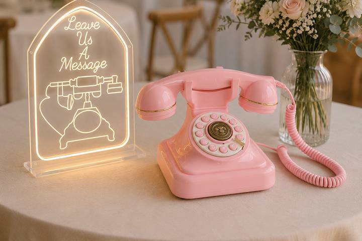 Teléfono moderno Rosa