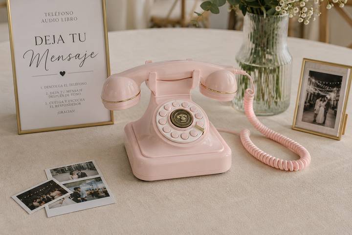 Teléfono rosa