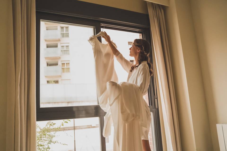 María y su vestido