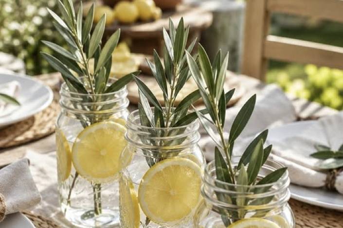Boda deco limones