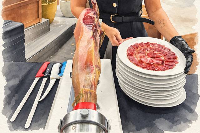 Cortadora de jamón