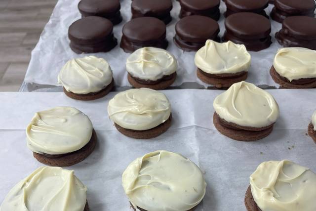 Alfajores Chocolate Blanco