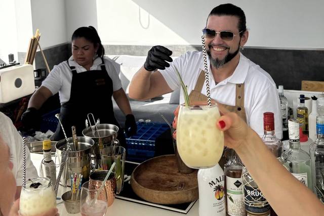 Coctelería bodas con piscina