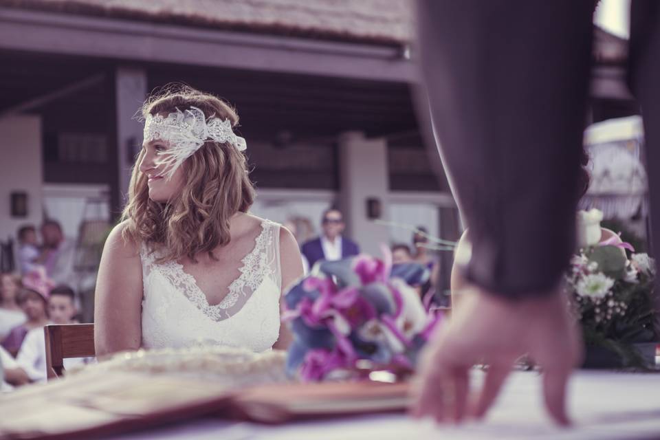 Ceremonia en la palapa