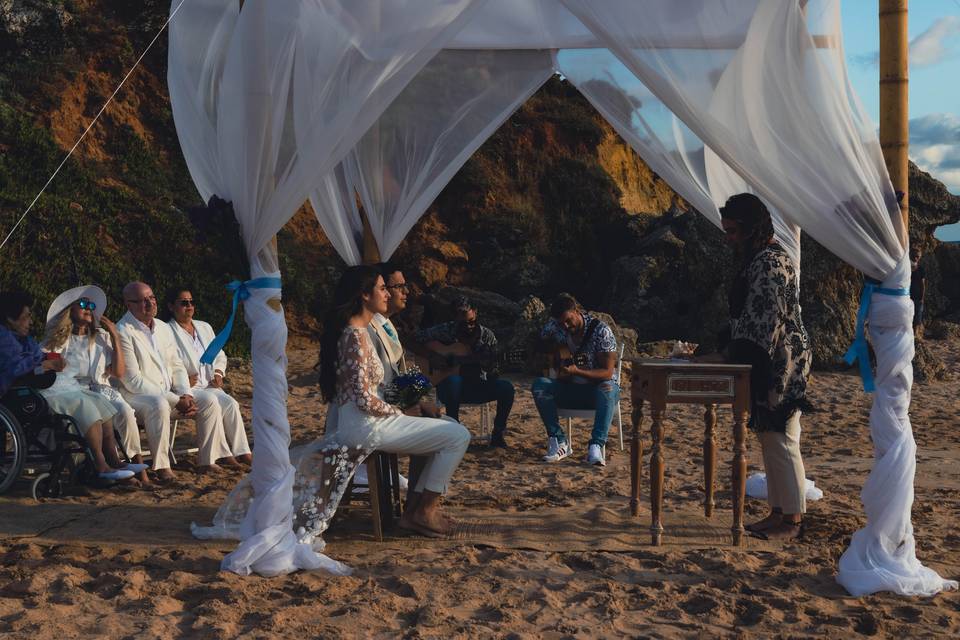 Ceremonia en la playa