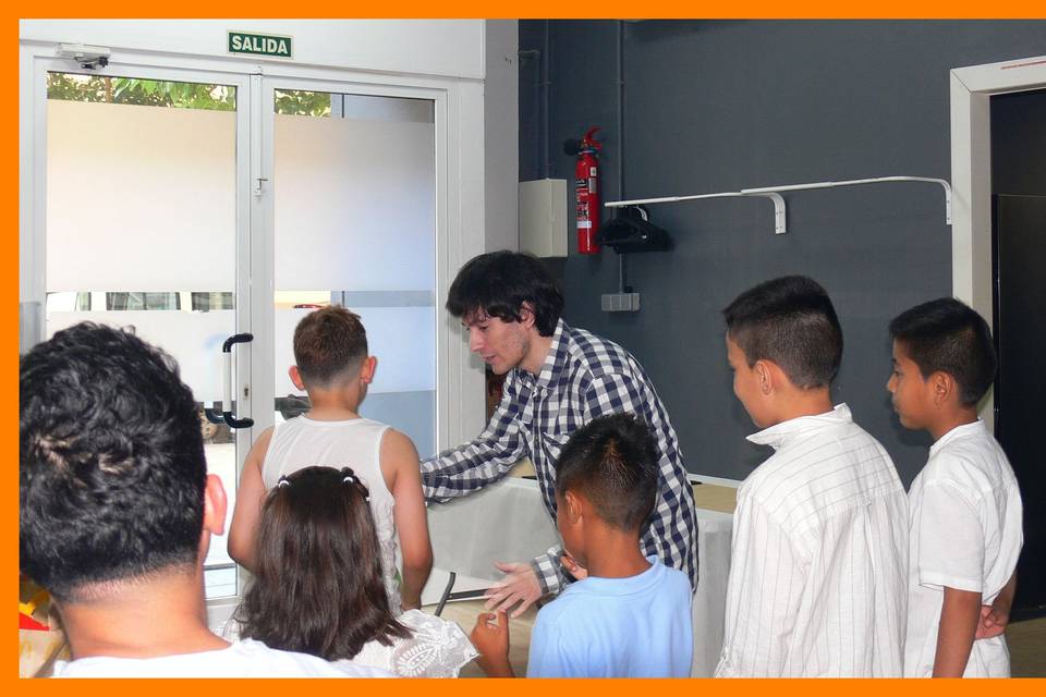 Mago bodas para niños