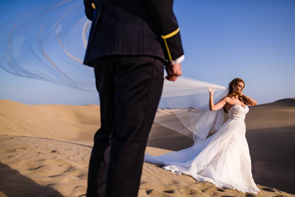 Postboda en Dunas Maspalomas