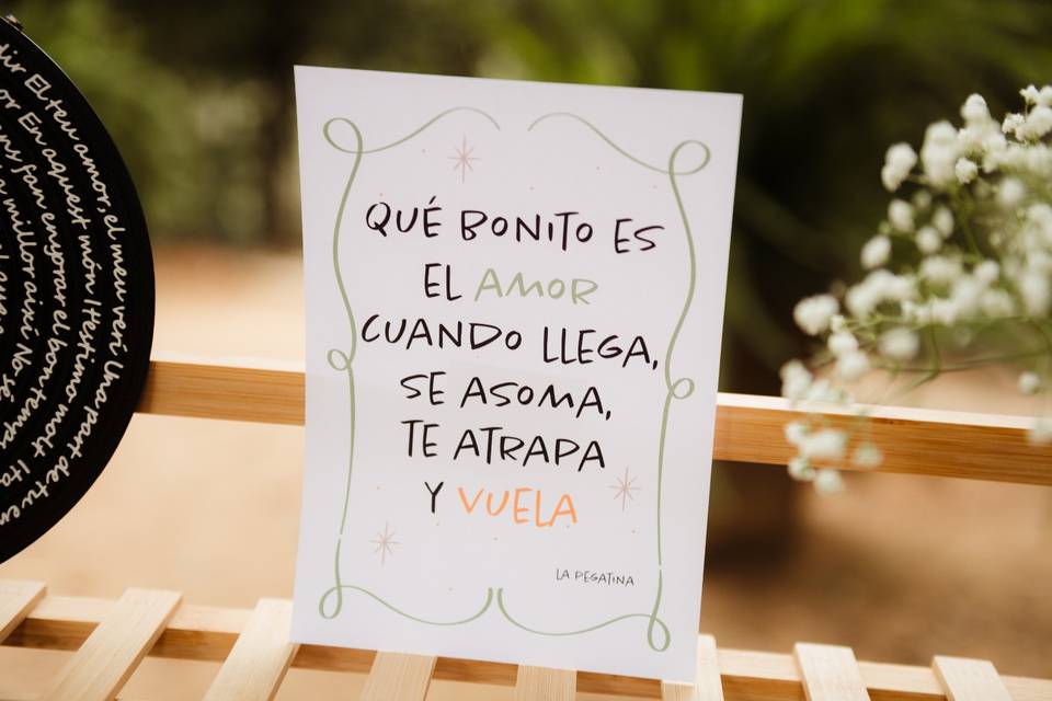 Cartel frases