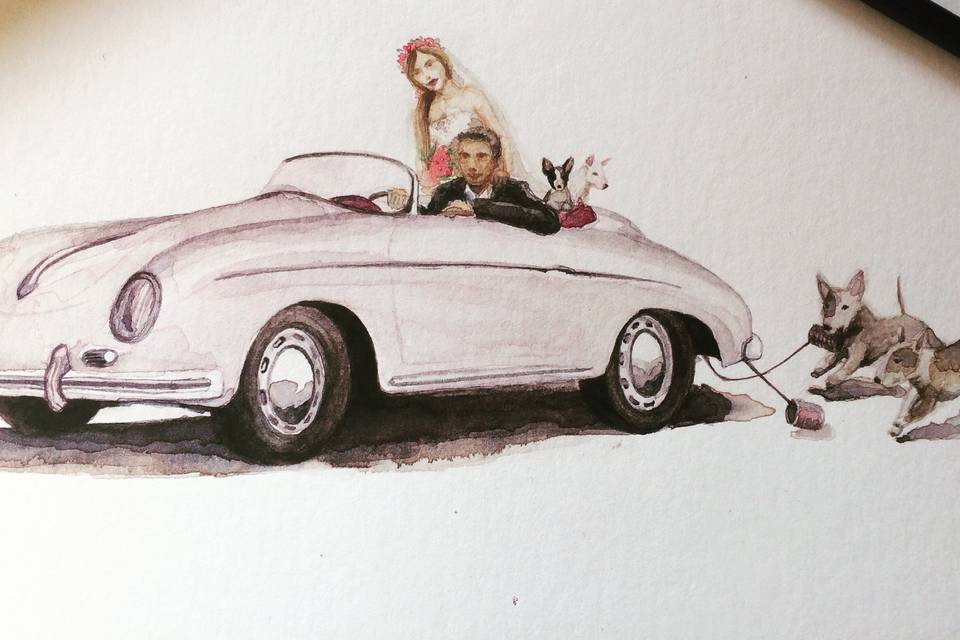 Ilustración de acuarela
