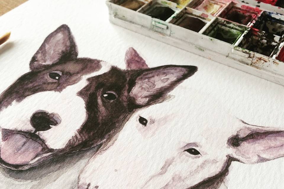 Ilustración de acuarela