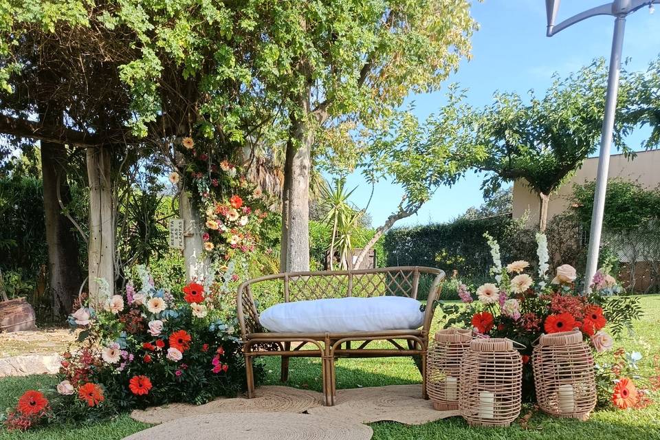 Boda en jardines del cardador